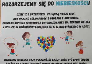 plakat: 24 kwietnia 2024 roku odbędą się niebieskie igrzyska