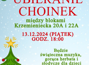 Zaproszenie na ubieranie choinek