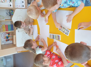 "Jesień w parku" - wykonujemy pracę pastelami olejnymi