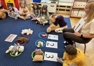 Zajęcia matematyczne z naszymi pluszowymi misiami