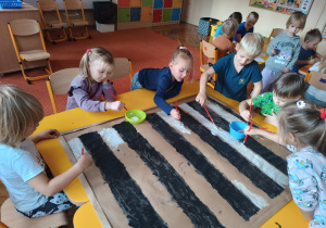 Malowanie przejścia dla pieszych