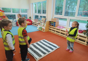 Zabawy na przejściu dla pieszych