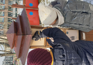 Chłopiec z dziewczynką odnajdują określone grupy ptaków