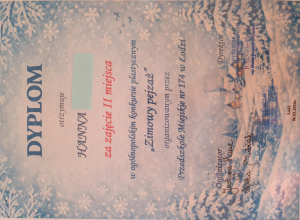 Sukces naszej podopiecznej w ogólnopolskim konkursie plastycznym!