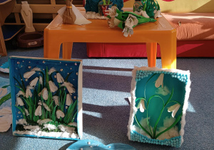 prace przestrzenne "Przebiśnieg"