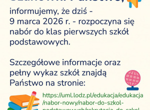 Rekrutacja do szkół podstawowych