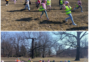 Dzieci bawiące się w parku