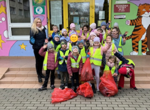 Tygryski biorą udział w akcji "Galante sprzątanie"