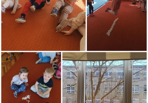 Dzieci wykorzystują do zabaw fasolę