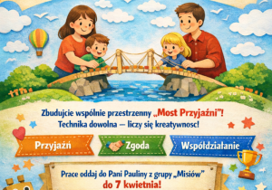 plakat z napisem: konkurs most przyjaźni