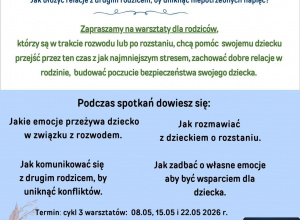 Warsztaty pt. „Rozwód to nie koniec rodziny"