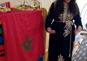 zajęcia z wolontariuszką z Maroka
